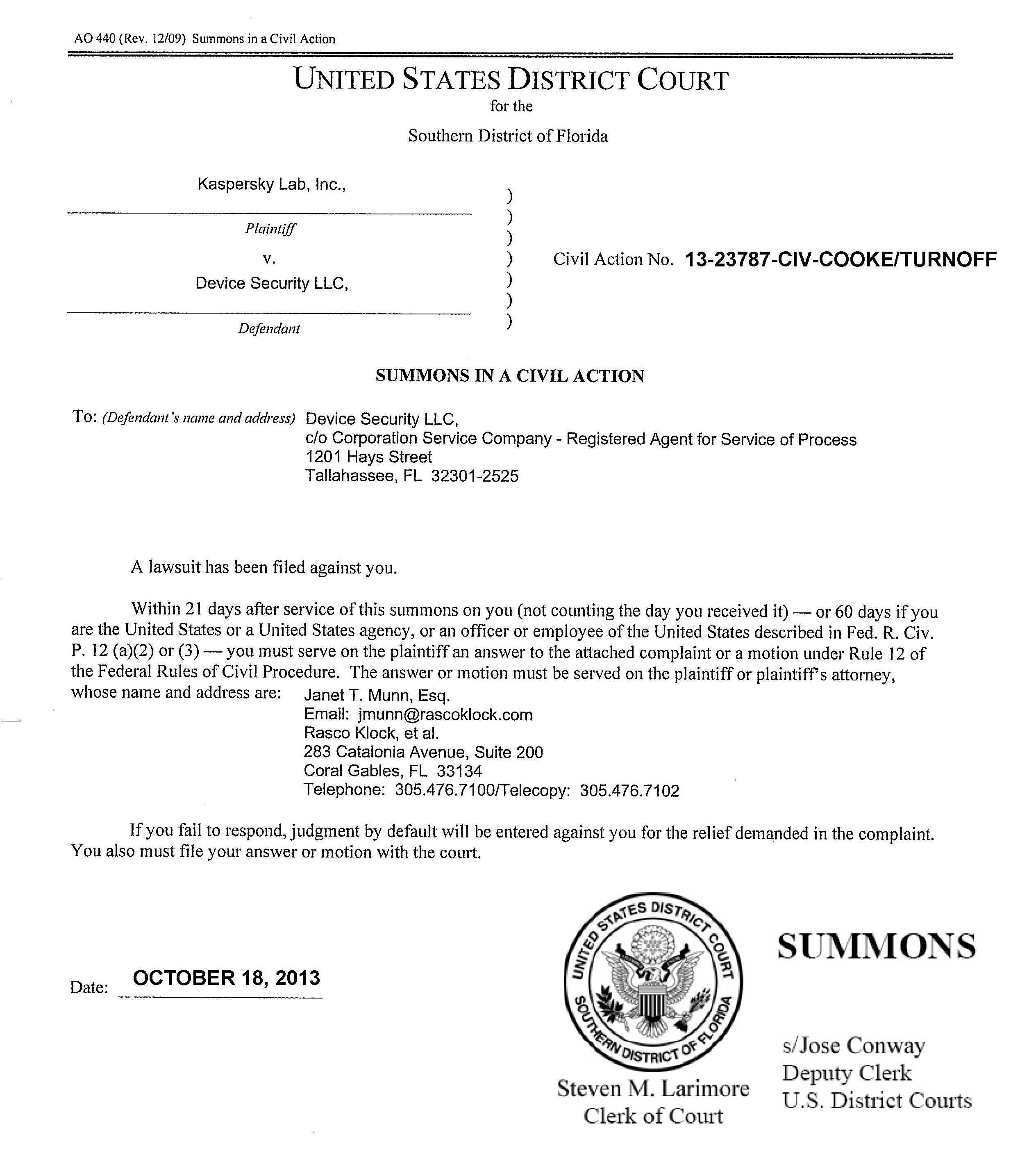 Fake Court Summons Template vrogue.co