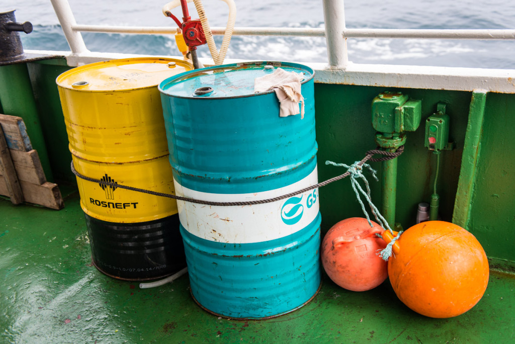 Kuril islands by boat