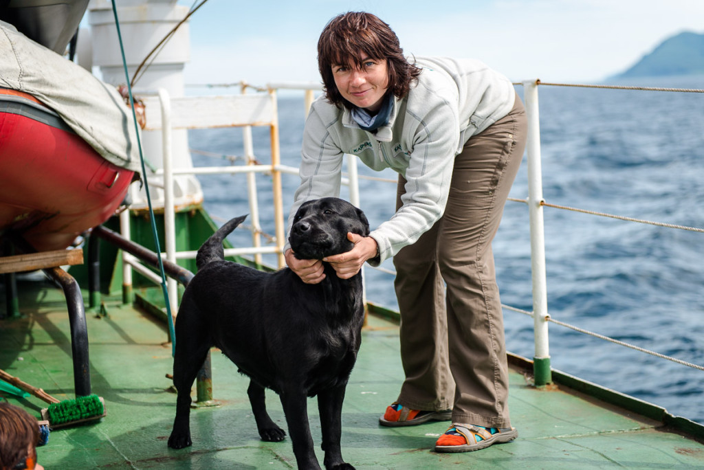 Kuril islands by boat