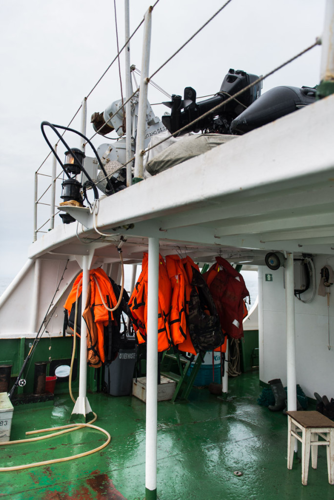 Kuril islands by boat