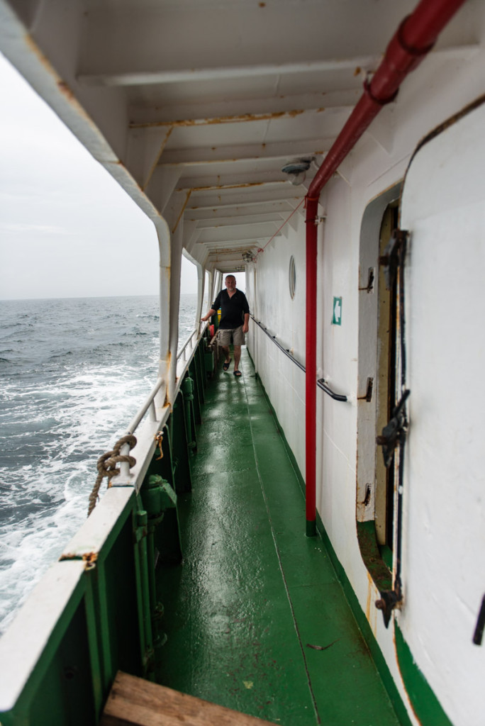 Kuril islands by boat