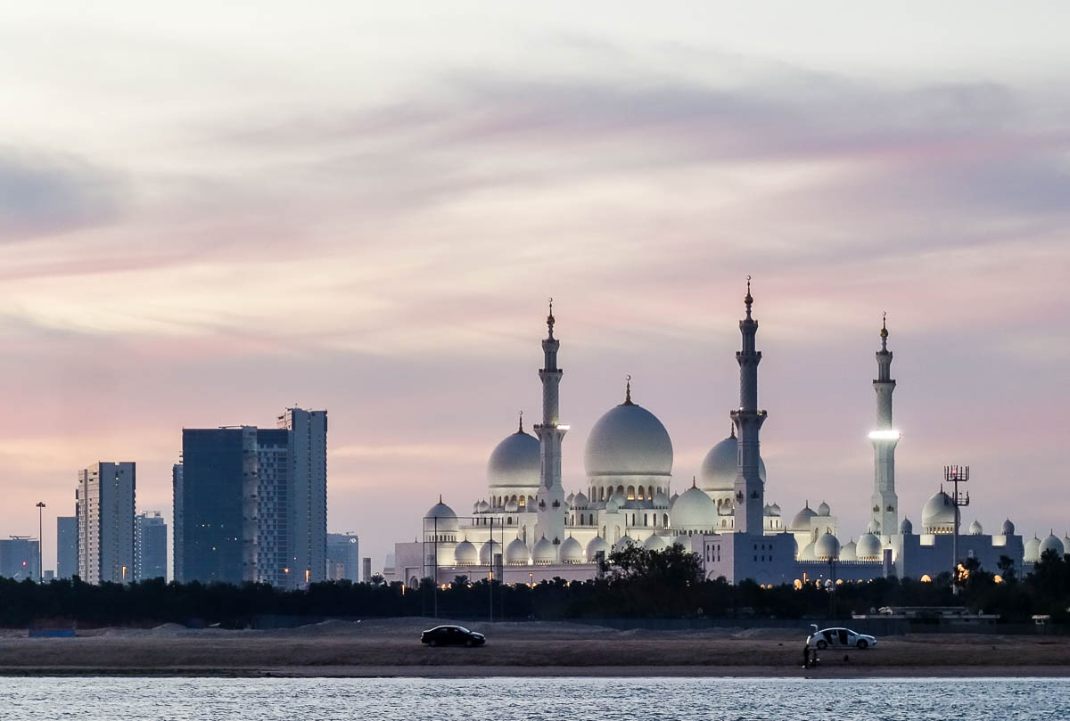 Sunset in Abu Dhabi