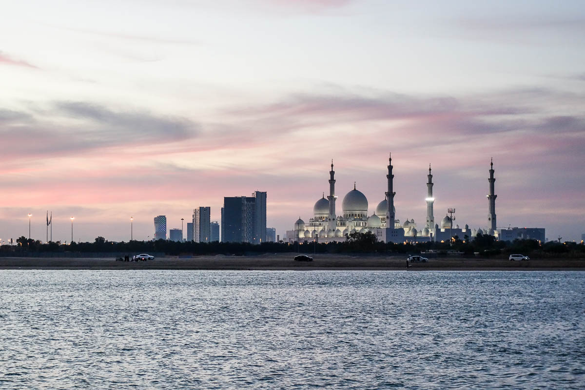 Sunset in Abu Dhabi