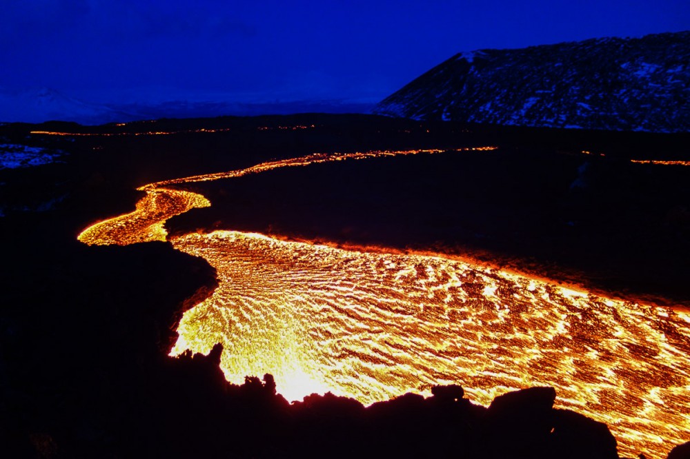 Eruption of Tolbachik in Kamchatka