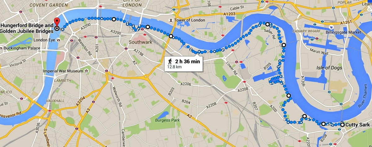 Thames Barrier Map