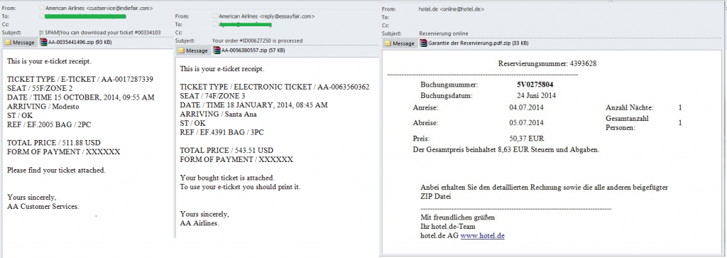 Spam e phishing nel terzo trimestre del 2014