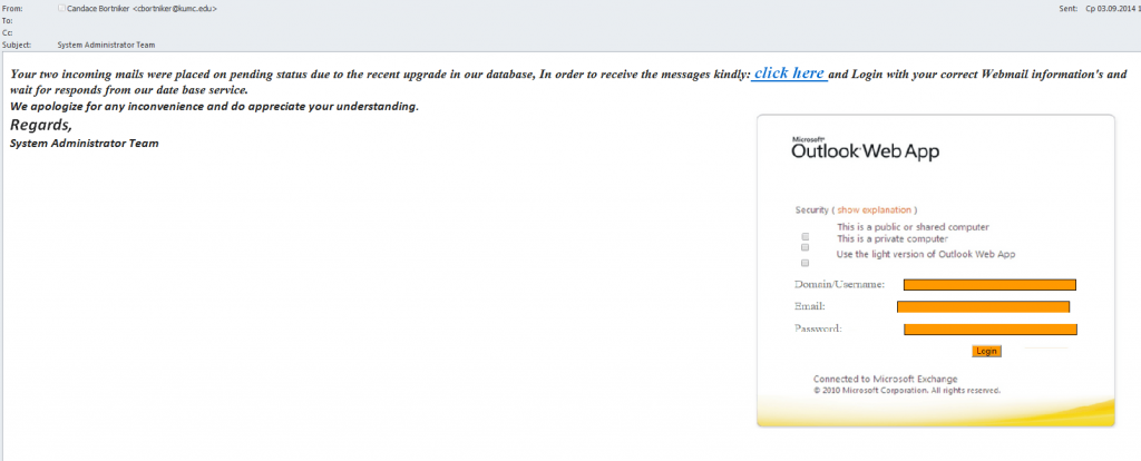 Spam e phishing nel terzo trimestre del 2014