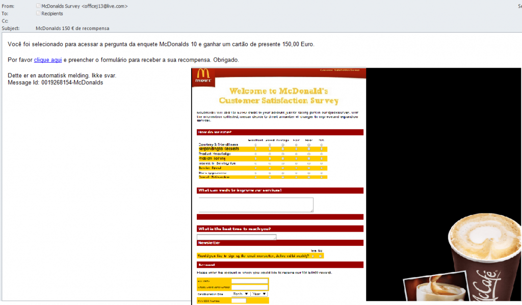 Spam e phishing nel secondo trimestre del 2014