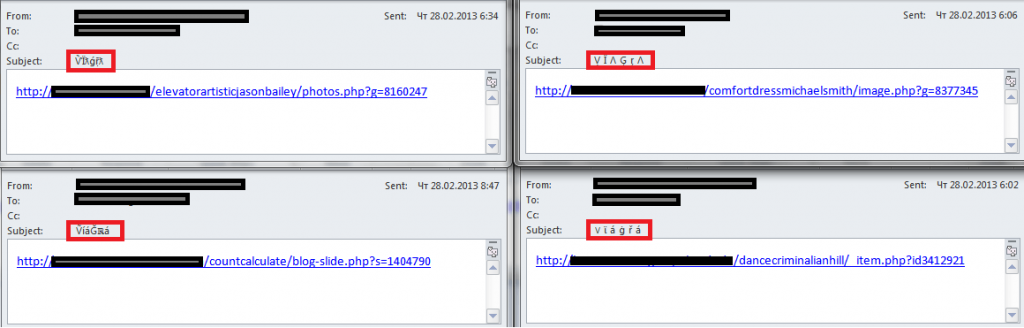 Lo spam nel terzo trimestre del 2013