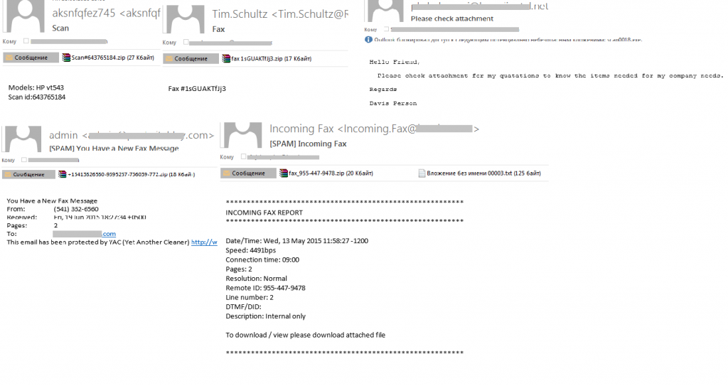 Spam e phishing nel secondo trimestre del 2015
