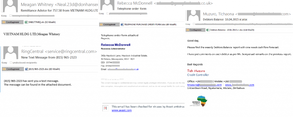 Spam e phishing nel secondo trimestre del 2015
